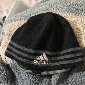 Adidas Black and Gray Beanie